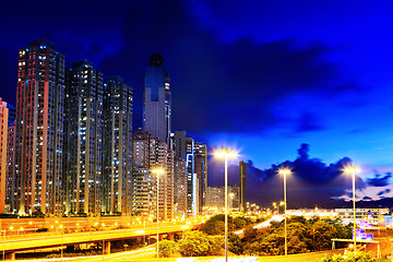 Image showing Hong Kong downtown