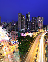 Image showing Hong Kong cityscape at night