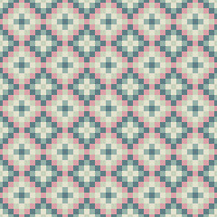 Image showing Abstract green pink pixel background