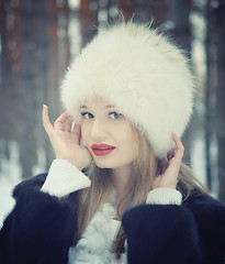 Image showing winter portrait