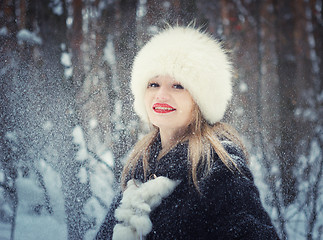 Image showing winter portrait