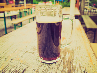 Image showing Retro look Beer