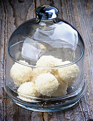 Image showing Jar with Coconut Candy