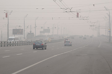 Image showing Thick Smog in Moscow