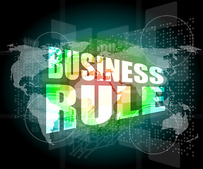 Image showing business rule interface hi technology