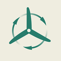 Image showing Eco Flat Icon