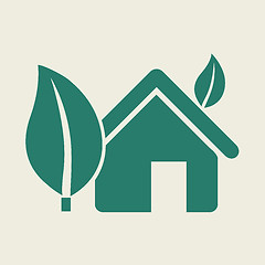 Image showing Eco Flat Icon