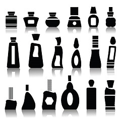 Image showing cosmetic bottles