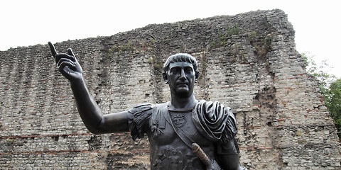 Image showing Emperor Trajan Statue