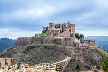 Image showing Cardona castle is a famous medieval castle in Catalonia.