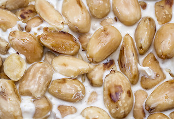 Image showing French nougat with almonds 