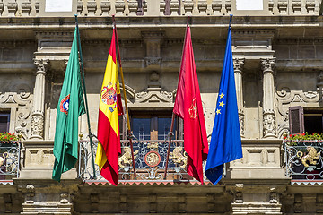 Image showing Town hall of Pamplona, Navarra, SPAIN.