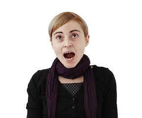 Image showing Woman surprised