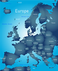 Image showing Map of europe