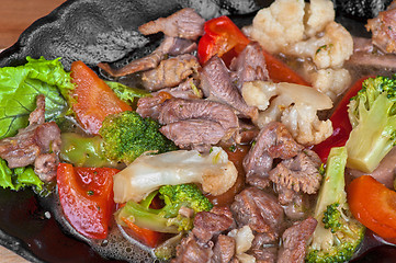 Image showing meat with vegetables