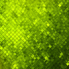 Image showing Green glitters on a soft blurred. EPS 10