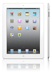 Image showing Apple iPad 2 white