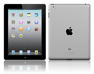Image showing Apple iPad 2 black
