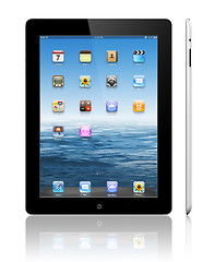 Image showing Apple iPad 3 black