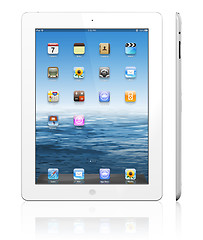 Image showing Apple iPad 3 white