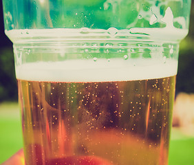 Image showing Retro look Beer