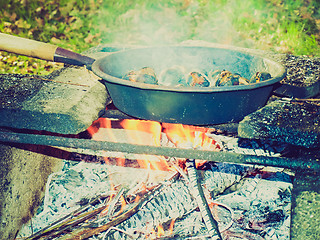 Image showing Retro look Barbecue