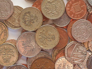 Image showing Pound coins