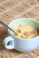 Image showing Crunchy breakfast cereals.