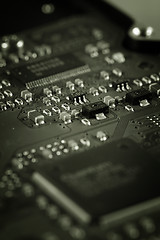 Image showing Electronic circuit board