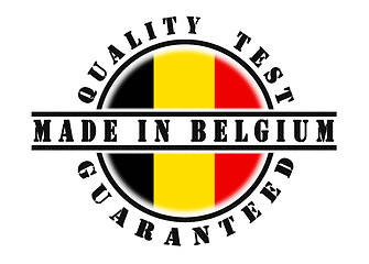 Image showing Quality test guaranteed stamp 