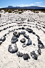 Image showing spain  hill white  beach  spiral  