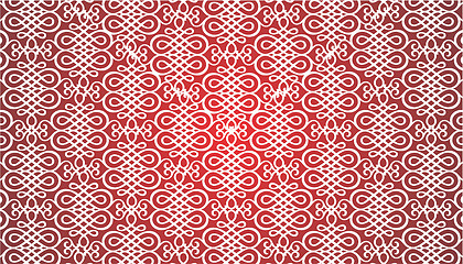 Image showing red ornament background