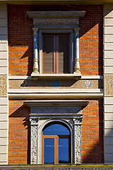 Image showing   window in the   centre   of city lugano Switzerland  