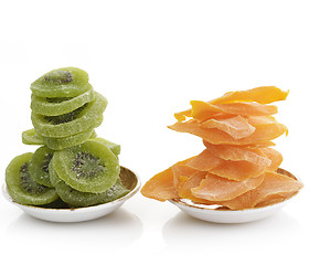 Image showing Dried Kiwi And Mango Fruits