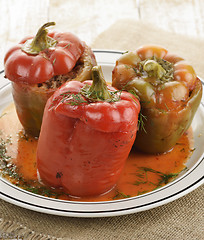 Image showing Stuffed Sweet Peppers