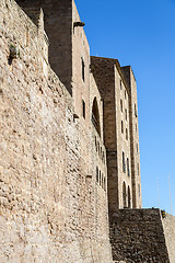 Image showing courtyard of Castle of Cardona. Catalonia, Spain 