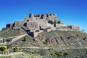 Image showing Cardona castle is a famous medieval castle in Catalonia.