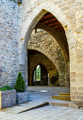 Image showing courtyard of Castle of Cardona. Catalonia, Spain 