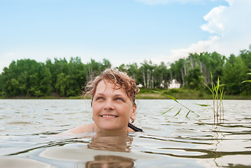 Image showing woman in water