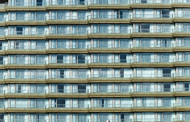 Image showing Texture of a building outdoors