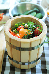 Image showing preserving tomatoes