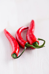 Image showing Red chili peppers