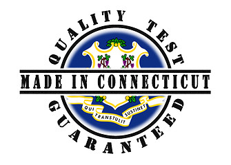 Image showing Quality test guaranteed stamp 