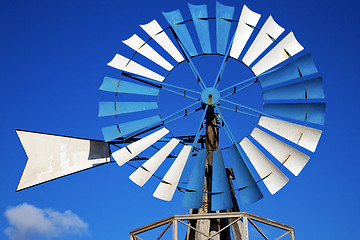 Image showing in  isle of lanzarote africa spain  windmills  