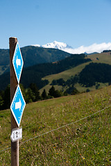 Image showing Mountain landscape in Alps