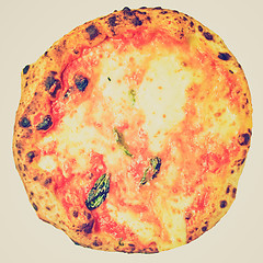 Image showing Retro look Pizza