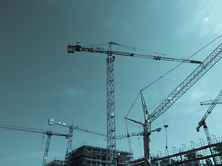 Image showing Construction crane