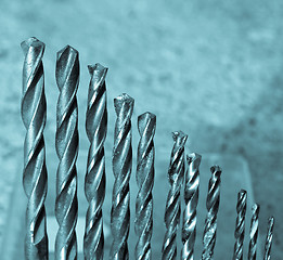 Image showing Drill bits