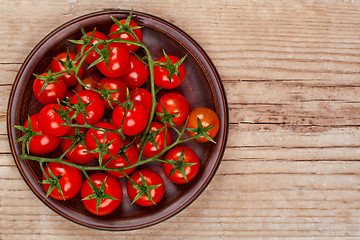 Image showing fresh cherry tomatoes 