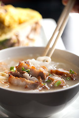 Image showing Thai Noodle Soup with Pork